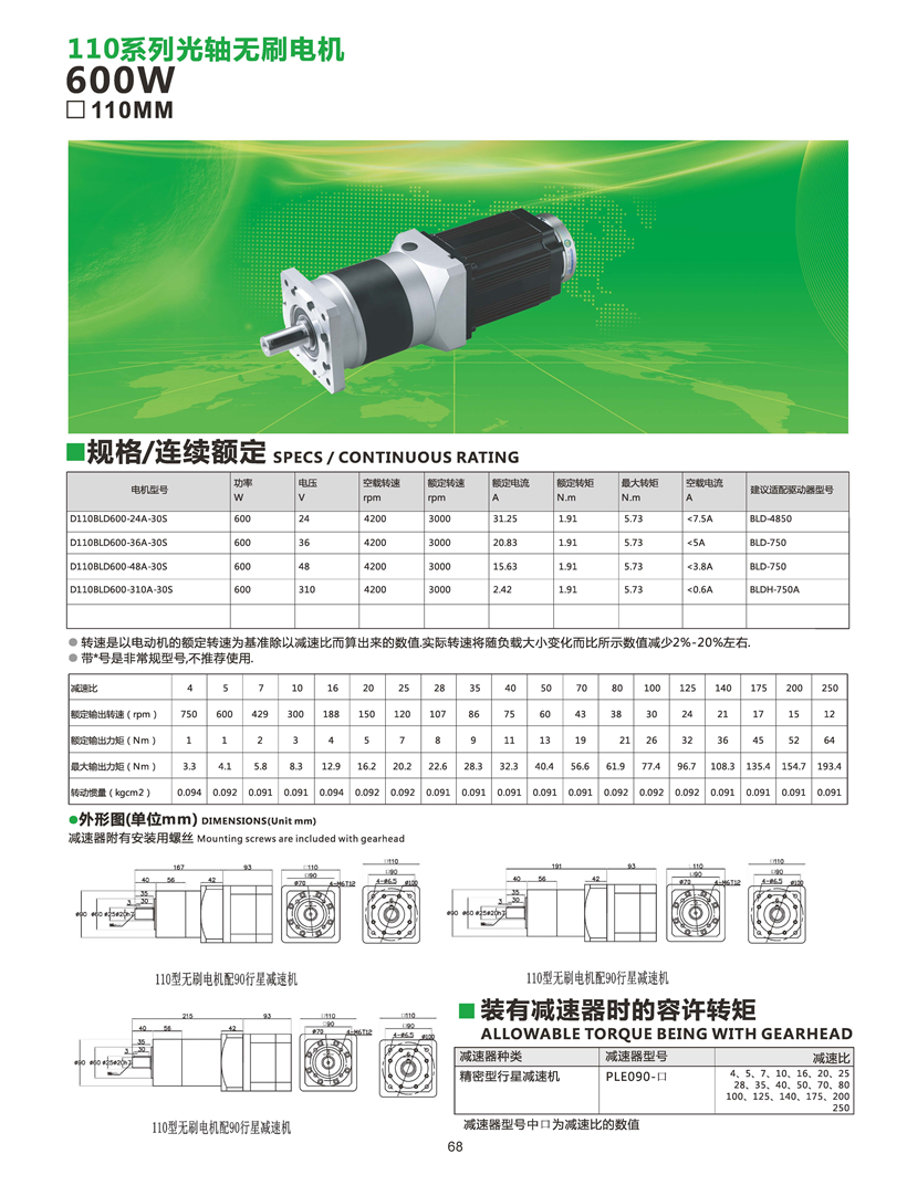 直流無(wú)刷電機(jī)