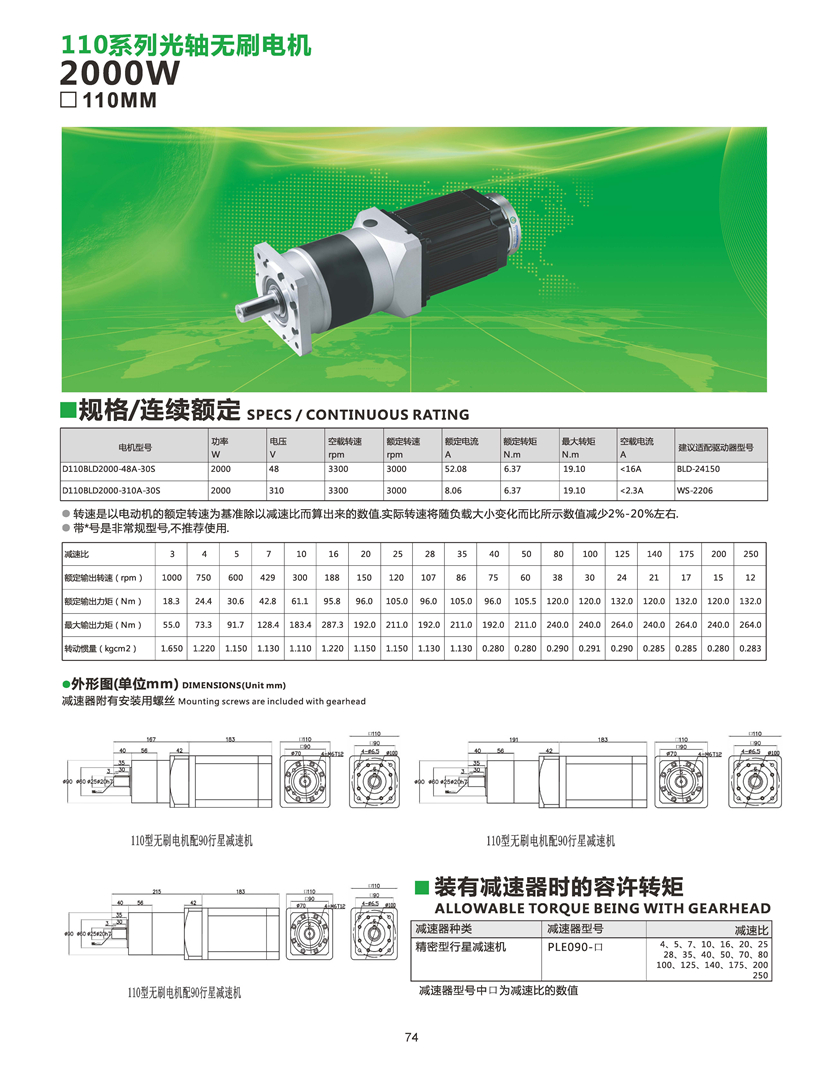 直流無刷行星減速電機(jī)